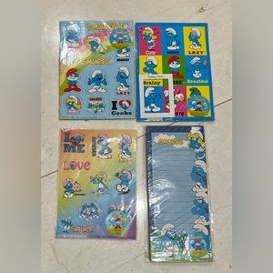 SMURFS-80’s- 4 pc LOT